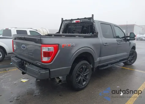 2022 Ford F-150 Lariat из США, поврежденный, VIN 1FTFW1E8XNFB42082